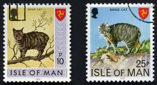 manx cat stamps